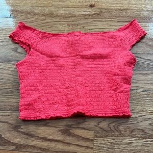 Hollister Smocked Crop Top